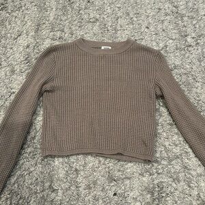 Cute tight long sleeve knit sweater